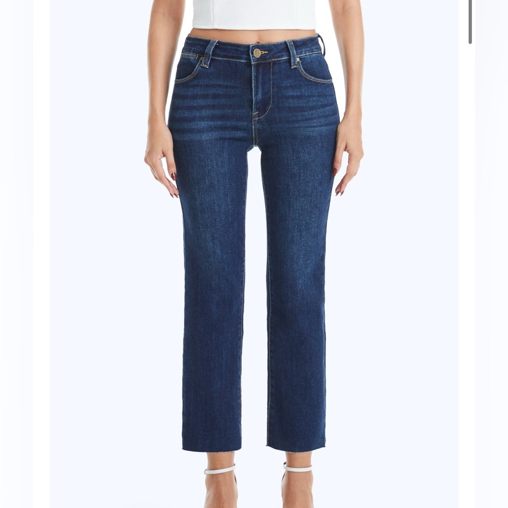 Bayeas Indigo Women's Straight Leg Jeans